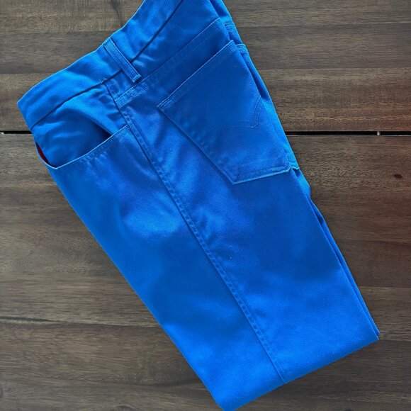 Levi’s 513 StaPrest Pants in Electric Blue Men's 30x31 - Picture 1 of 14